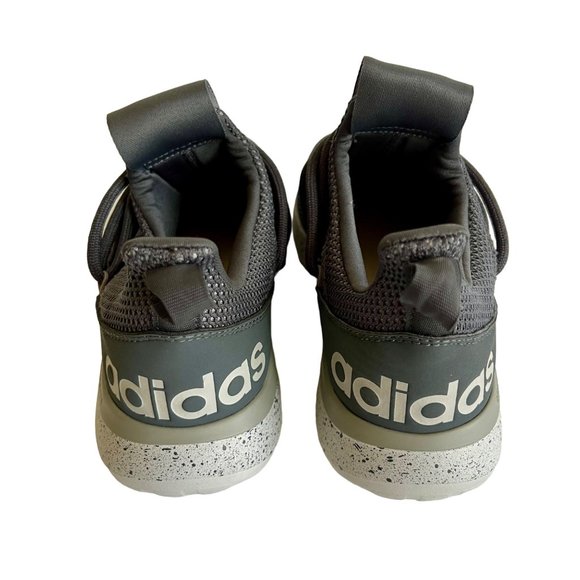 Adidas Lite Racer Sneakers Gray Grey Running Shoes Tennis Mens Size 8.5 EU 42 - Picture 2 of 8